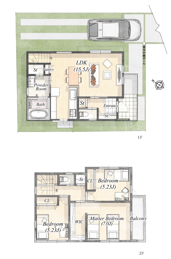 明石市　ストークガーデン西明石駅南Ⅲ　SHOWA GROUP（ショウワグループ）（株）　昭和住宅　参考プラン