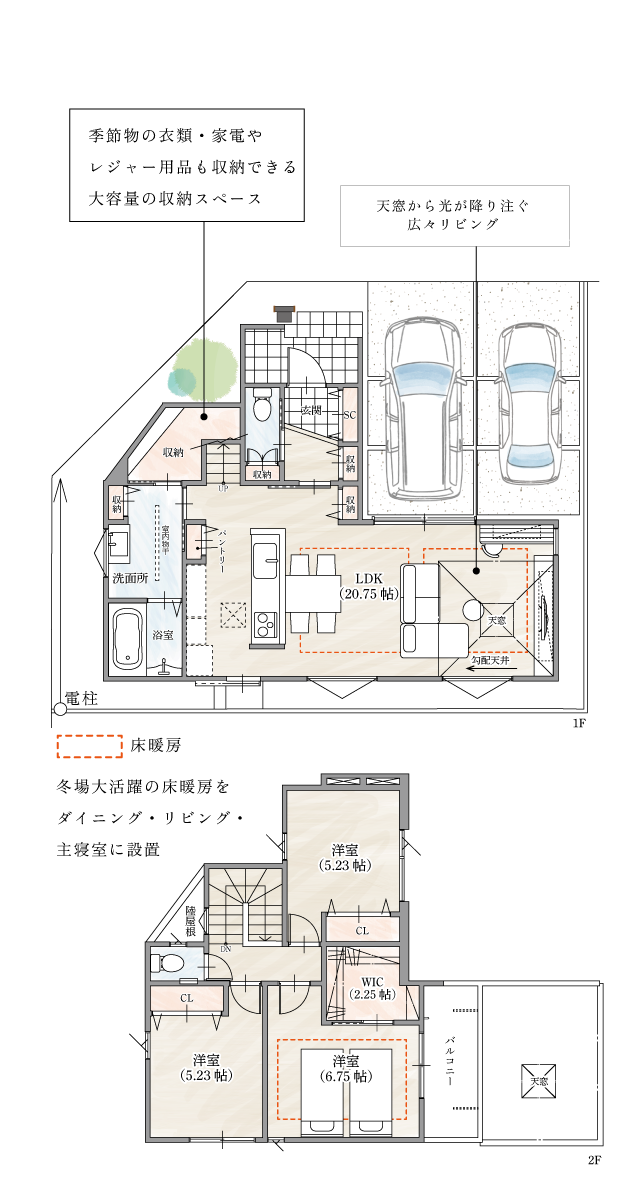 加古川市　ストークビレッジ東加古川グランレジデンス9号地モデルハウス　昭和住宅 プラン