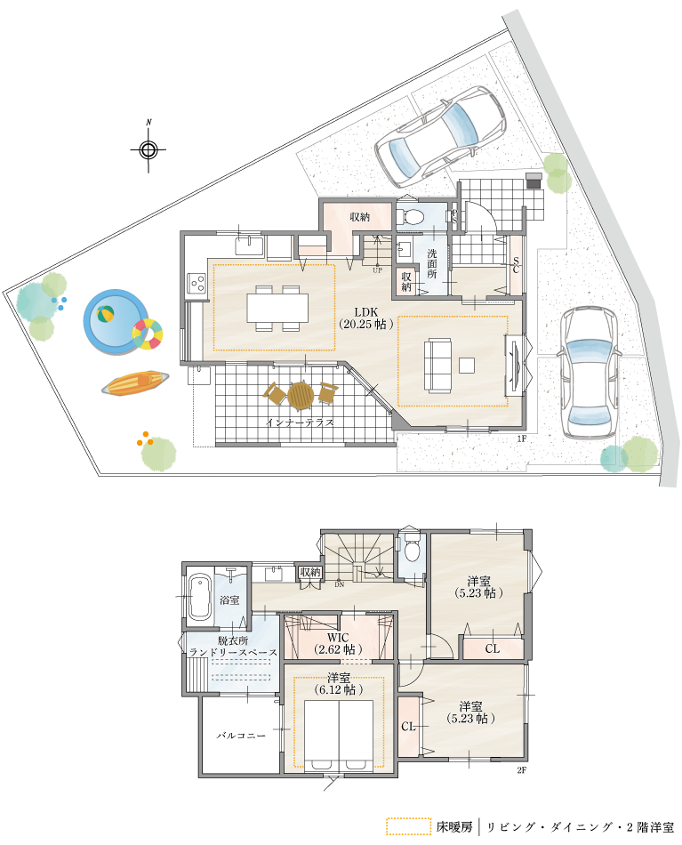 加古郡播磨町　ストークビレッジ稲美町国岡12号地モデルハウス　SHOWA GROUP（ショウワグループ）株式会社・昭和住宅 間取りプラン