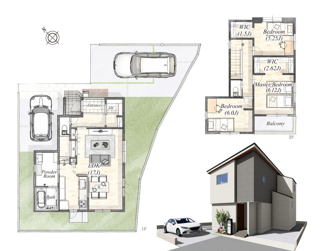 ストークビレッジ播磨公園通り11号地モデルハウス　SHOWA GROUP（ショウワグループ）株式会社・昭和住宅 間取りプラン