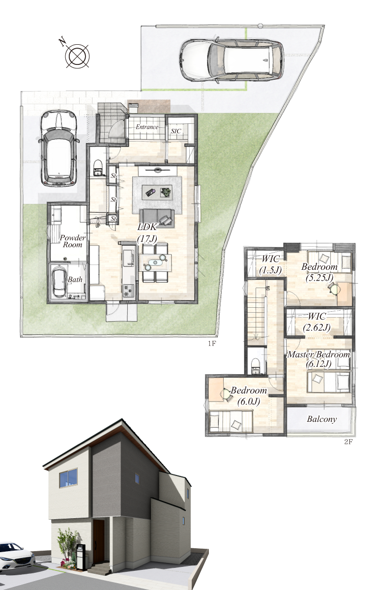 ストークビレッジ播磨公園通り11号地モデルハウス　SHOWA GROUP（ショウワグループ）株式会社・昭和住宅 間取りプラン