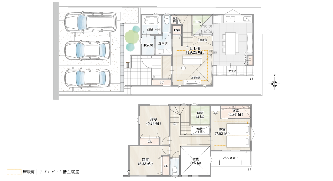 ストークビレッジ稲美町国岡1号地モデルハウス　SHOWA GROUP（ショウワグループ）株式会社・昭和住宅 間取りプラン