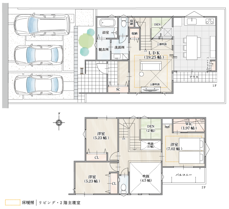 ストークビレッジ稲美町国岡1号地モデルハウス　SHOWA GROUP（ショウワグループ）株式会社・昭和住宅 間取りプラン