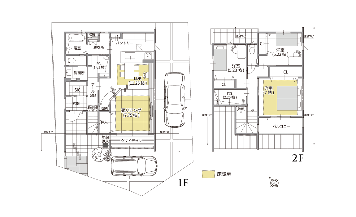 加古川町木村komachi3号地モデルハウス　SHOWA GROUP（ショウワグループ）株式会社・昭和住宅 間取りプラン