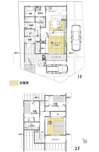 加古川町木村komachi3号地モデルハウス1号地モデルハウス　SHOWA GROUP（ショウワグループ）株式会社・昭和住宅 間取りプラン