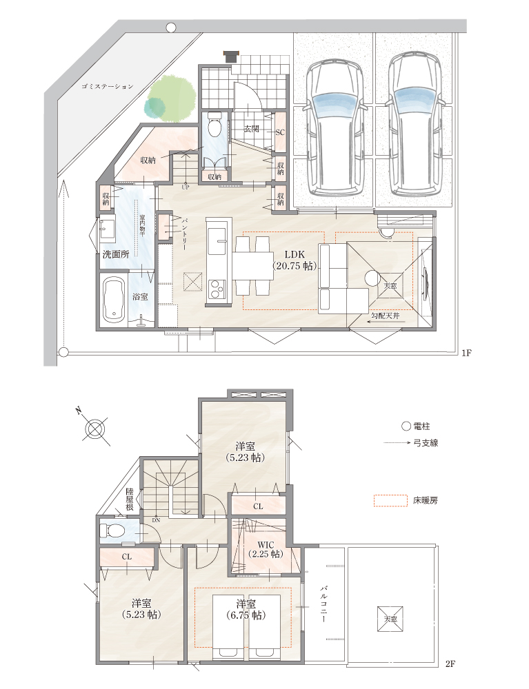 ストークビレッジ東加古川グランレジデンス9号地モデルハウス　SHOWA GROUP（ショウワグループ）株式会社・昭和住宅 間取りプラン